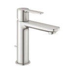 GROHE Lineare håndvaskarmatur m/ løft op bundventil, stål