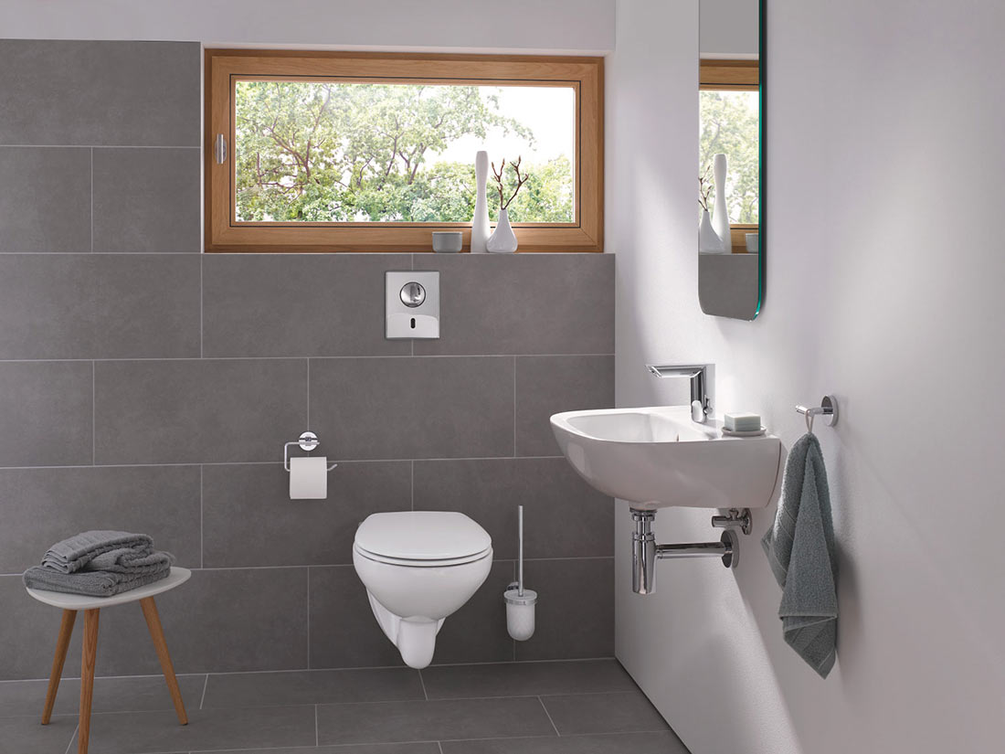GROHE Bau Cosmopolitan berøringsfrit håndvaskarmatur, krom
