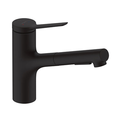 Hansgrohe Zesis M33 køkkenarmatur 150, med udtræk, mat sort