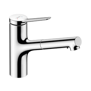 Hansgrohe Zesis M33 køkkenarmatur 150, med udtræk, krom