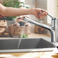 Hansgrohe Zesis M33 køkkenarmatur 150, med udtræk, krom