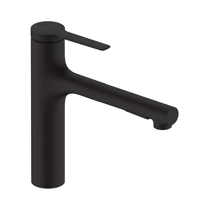 Hansgrohe Zesis M33 køkkenarmatur 160, med udtræk, mat sort