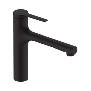 Hansgrohe Zesis M33 køkkenarmatur 160, med udtræk, mat sort