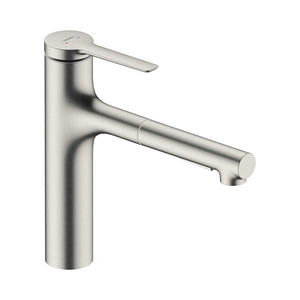 hansgrohe Zesis M33 køkkenarmatur 160, med udtræk, rustfrit stål