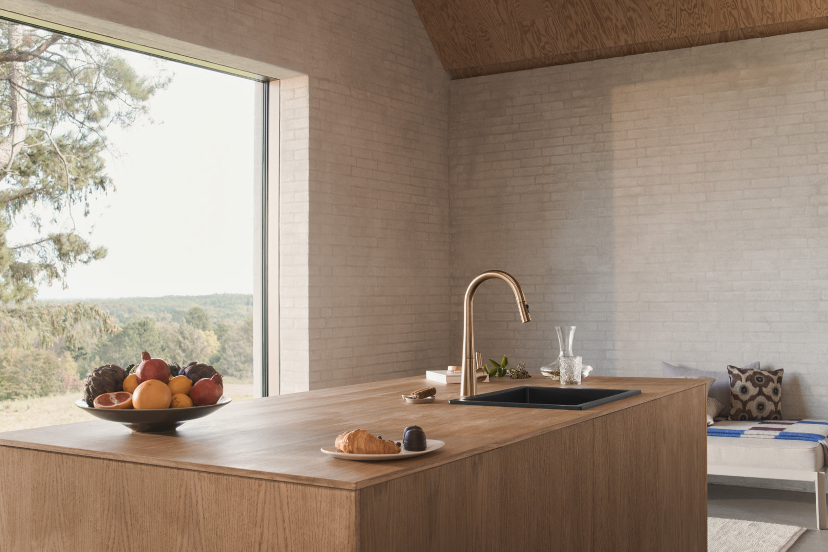 Oras Inspera køkkenarmatur m/udtræk, børstet bronze