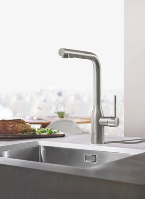 Grohe Essence køkkenarmatur i stål 
