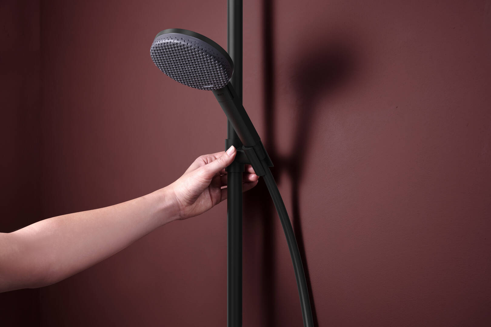 Hansgrohe Raindance Alive S Puro 300 EcoSmart brusesæt, sort