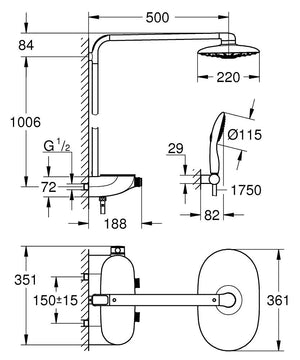 Grohe Brusesystem
