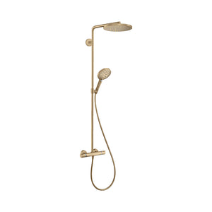 Hansgrohe Raindance Select S 240 1jet Powderrain brusesæt, Børstet bronze