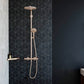 Hansgrohe Raindance Select S 240 1jet Powderrain brusesæt, Børstet bronze