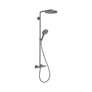 Hansgrohe Raindance Select S 240 1jet Powderrain brusesæt, Børstet sort krom