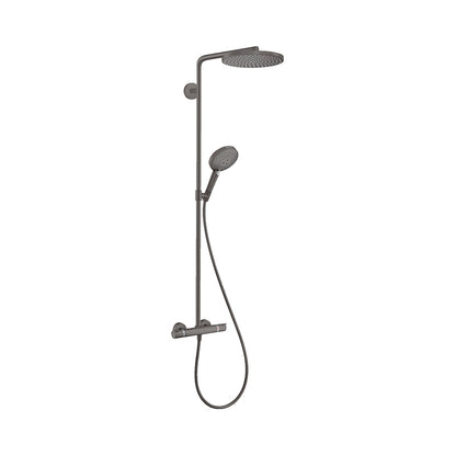 Hansgrohe Raindance Select S 240 1jet Powderrain brusesæt, Børstet sort krom