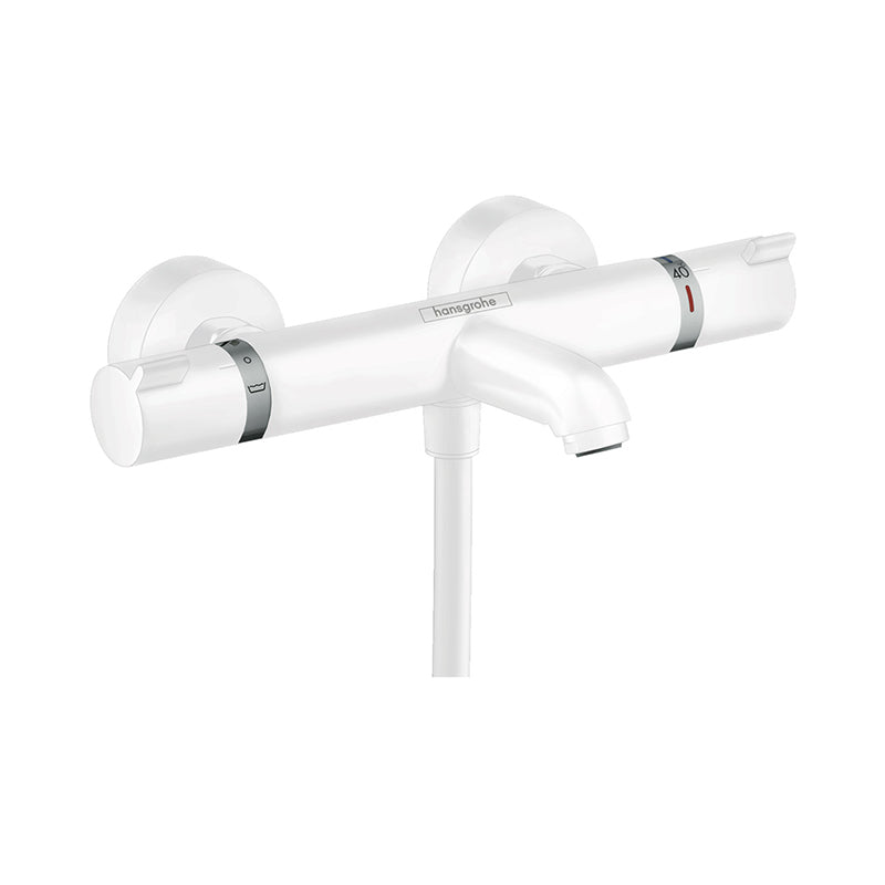 Hansgrohe Ecostat Comfort badekararmatur, mat hvid