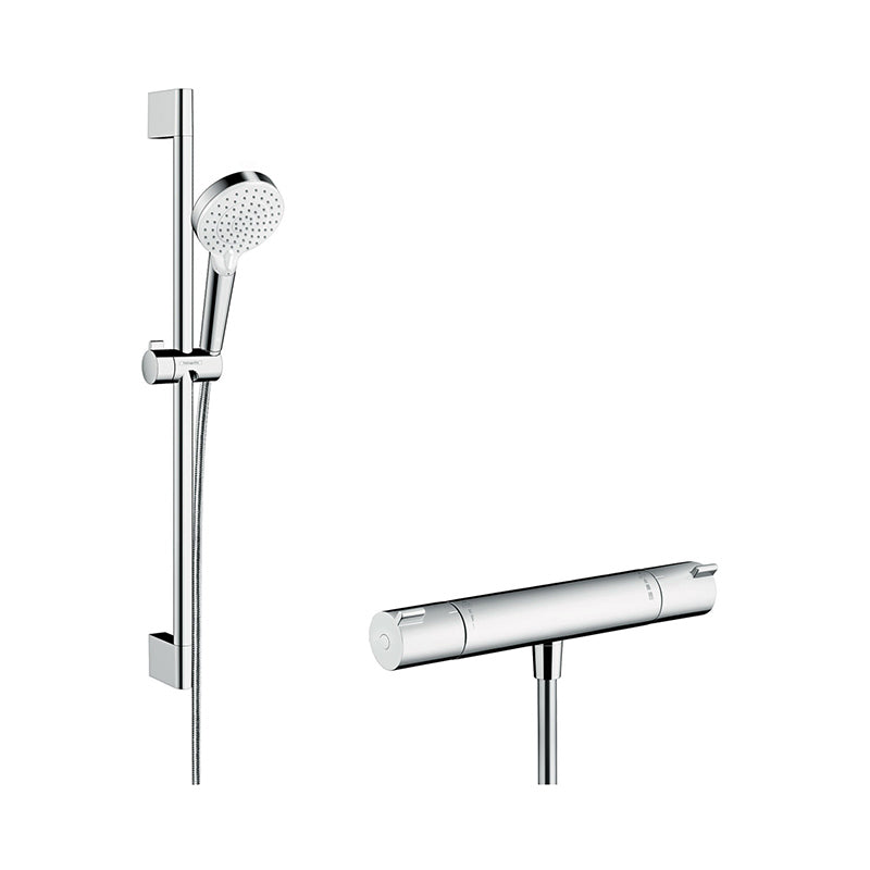 Hansgrohe Crometta Vario Brusesæt, Krom/hvid