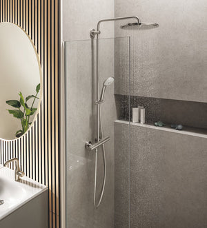 GROHE Euphoria 310 brusesæt, børstet krom/supersteel