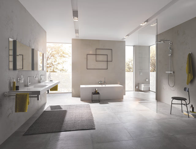 GROHE Euphoria 310 brusesæt, børstet krom/supersteel