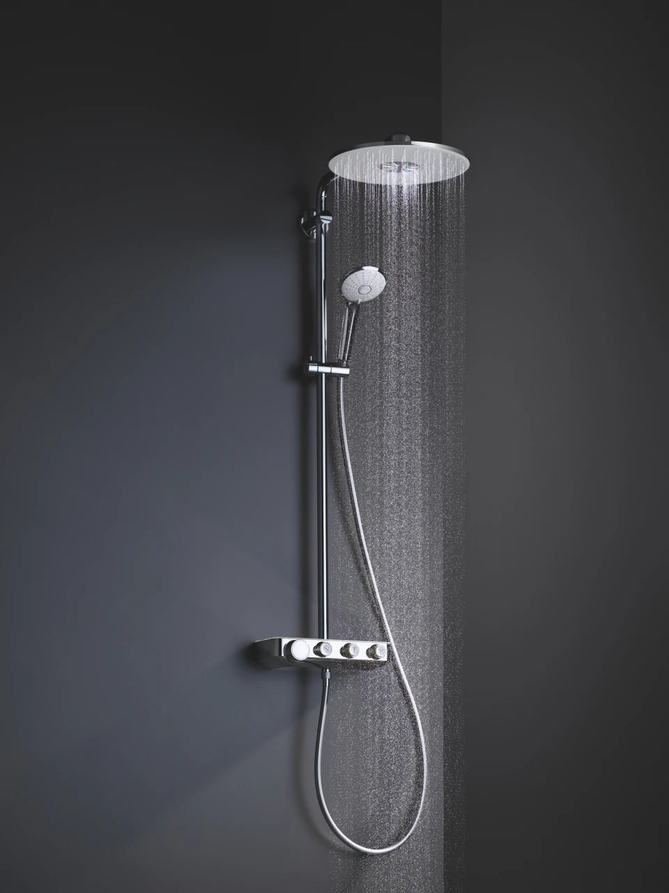 GROHE Euphoria Smartcontrol 310 brusesæt, hvid/krom