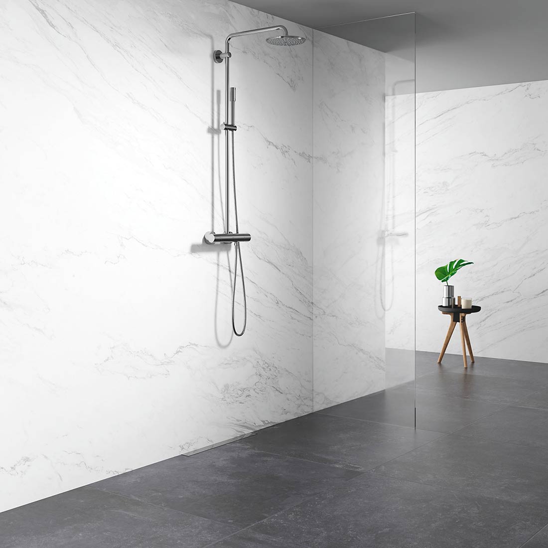 Grohe Rainshower 210 brusesæt, krom