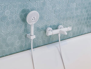 1Hansgrohe Raindance Select S håndbruser 120 3jet, mat hvid