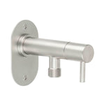 Frostline EQI wall udendørs vandhane 320-390 mm, glasblæst rustfrit stål
