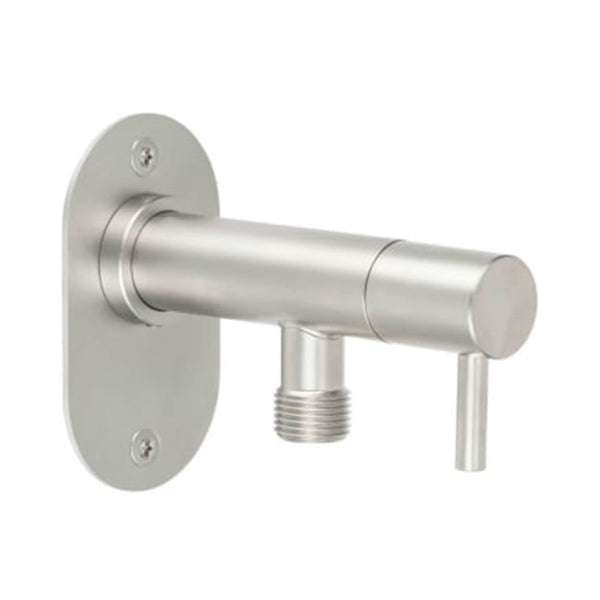 Frostline EQI wall udendørs vandhane 320-390 mm, glasblæst rustfrit stål