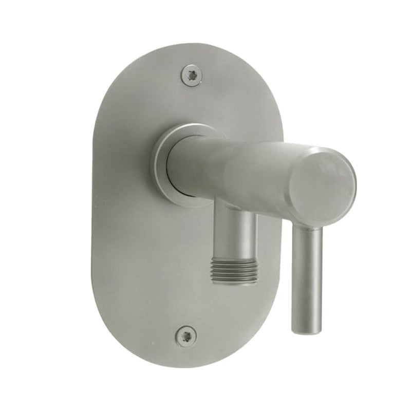 Frostline DUO wall udendørs vandhane 300-550 mm, glasblæst rustfri stål