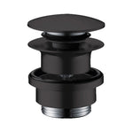 Hansgrohe bundventil, push-open, mat sort