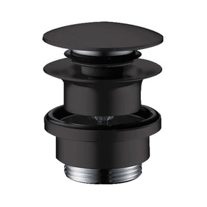Hansgrohe bundventil, push-open, mat sort
