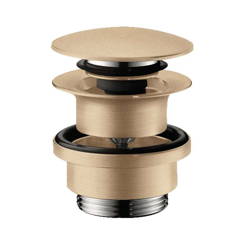Hansgrohe bundventil, push-open, børstet bronze