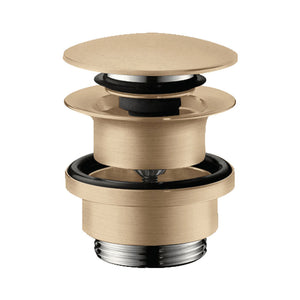 Hansgrohe bundventil, push-open, børstet bronze