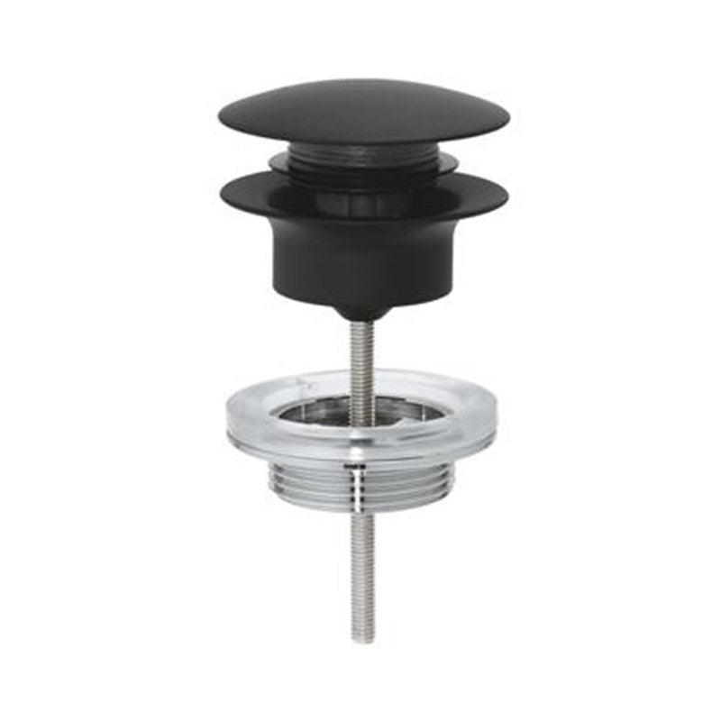 GROHE Push-open bundventil, sort
