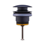 Duravit bundventil, push-up, mat sort