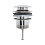 Duravit bundventil, push-open, rustfrit stål