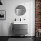 Hansgrohe Xarita S badeværelsesspejl med lys, ø70, mat hvid