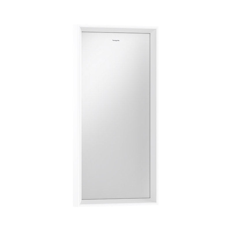 Hansgrohe Xarita E badeværelsesspejl med lys, 70 x 36 cm, mat hvid