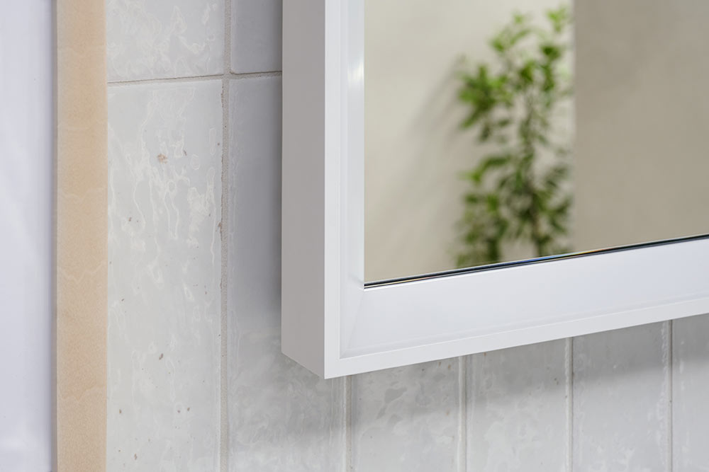 Hansgrohe Xarita E badeværelsesspejl med lys, 70 x 50 cm, mat hvid