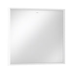Hansgrohe Xarita E badeværelsesspejl med lys, 80 x 70 cm, mat hvid