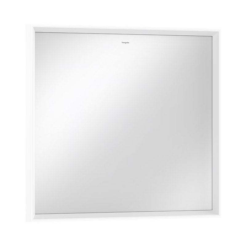 Hansgrohe Xarita E badeværelsesspejl med lys, 80 x 70 cm, mat hvid