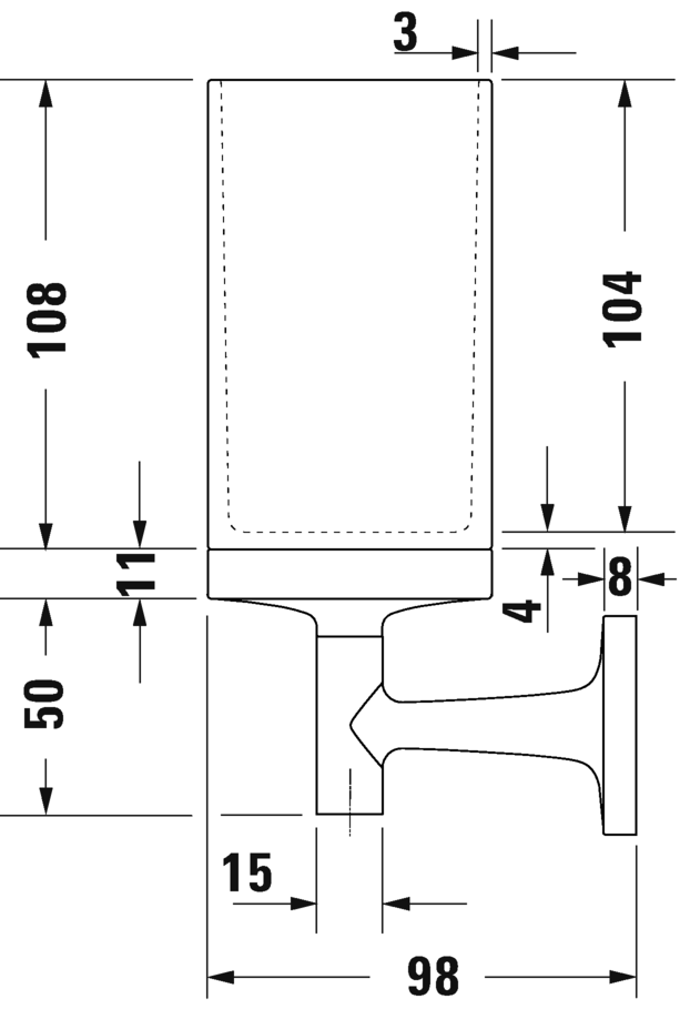 Duravit Starck T tandkrus