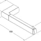 Gustavsberg Square toiletrulleholder