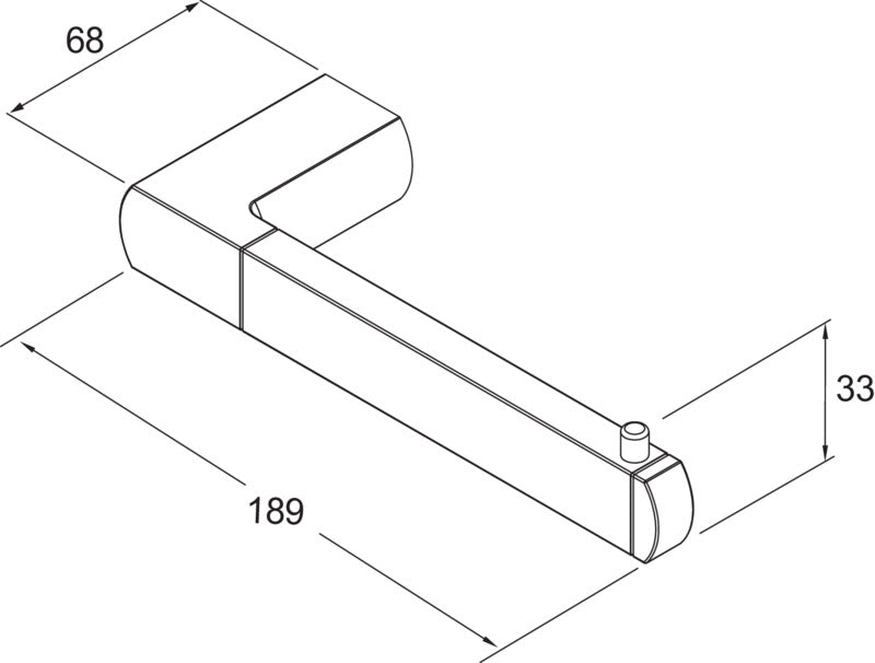 Gustavsberg Square toiletrulleholder