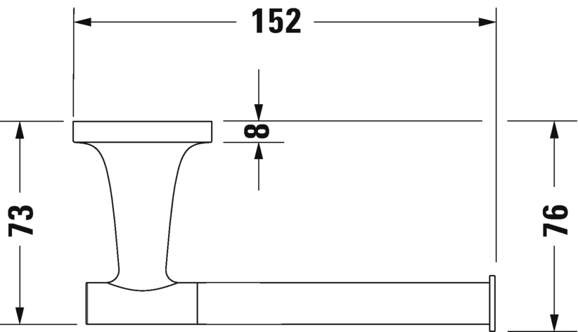 Duravit Starck T toiletrulleholder