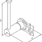 Datablad Damixa Silhouet reservepapirholder 