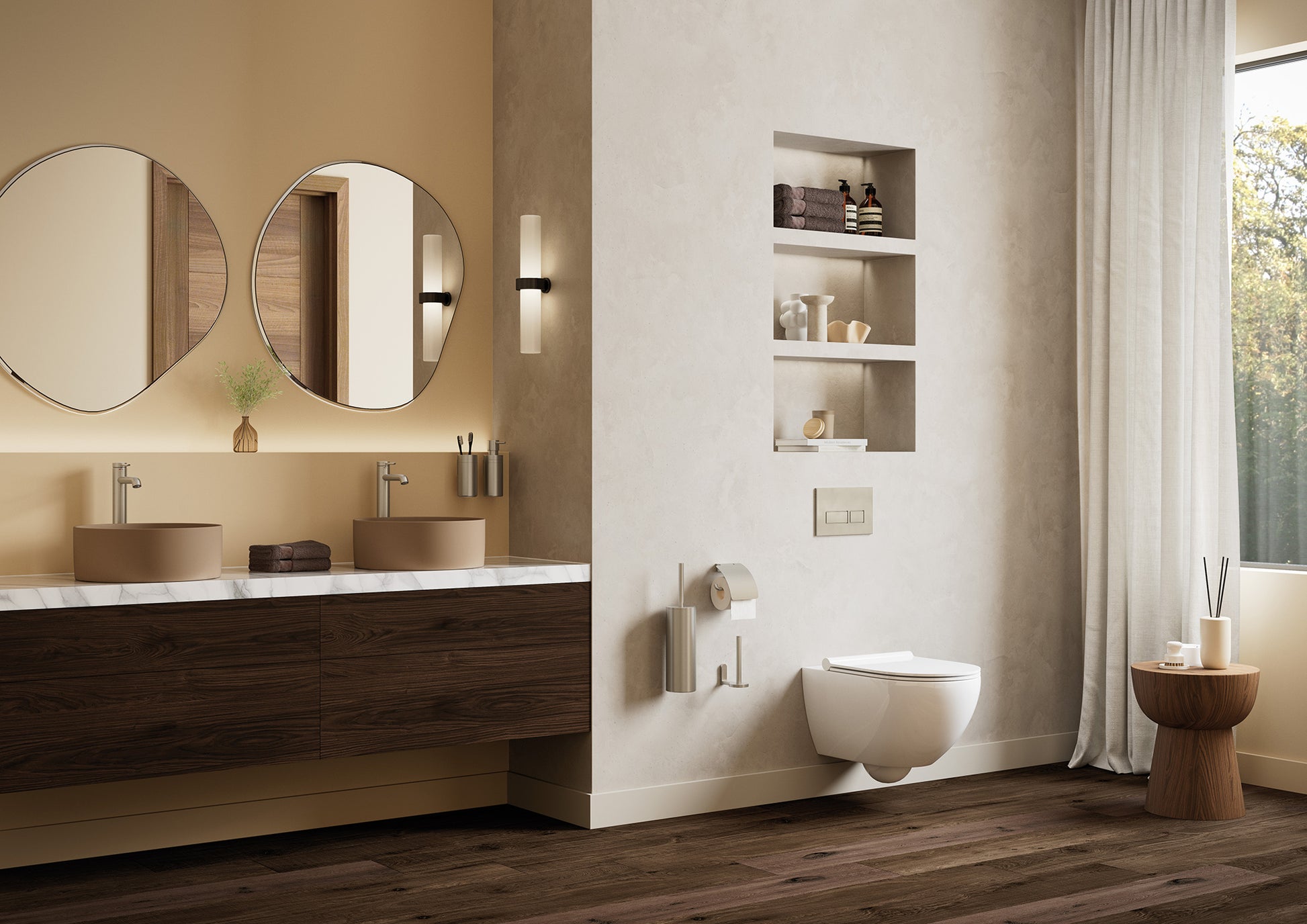 Damixa ZEN toiletbørste, steel