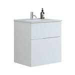 Dansani Luna badeværelsesmøbel inkl. Kantate vask 61 cm, mat hvid