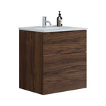 Dansani Luna badeværelsesmøbel inkl. Kantate vask 61 cm, brun eg