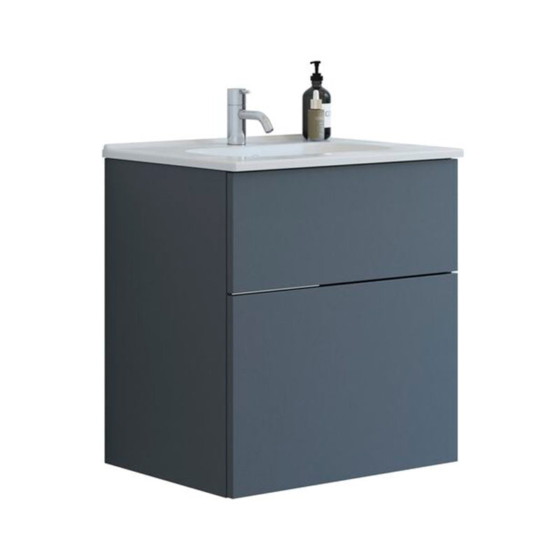 Dansani Luna badeværelsesmøbel inkl. Kantate vask 61 cm, mat grå