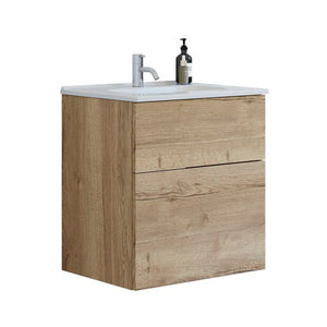 Dansani Luna badeværelsesmøbel inkl. Kantate vask 61 cm, natur eg