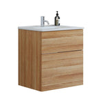 Dansani Luna badeværelsesmøbel inkl. Kantate vask 61 cm, varm eg