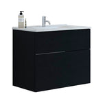 Dansani Luna badeværelsesmøbel inkl. Kantate vask 81 cm, sort eg